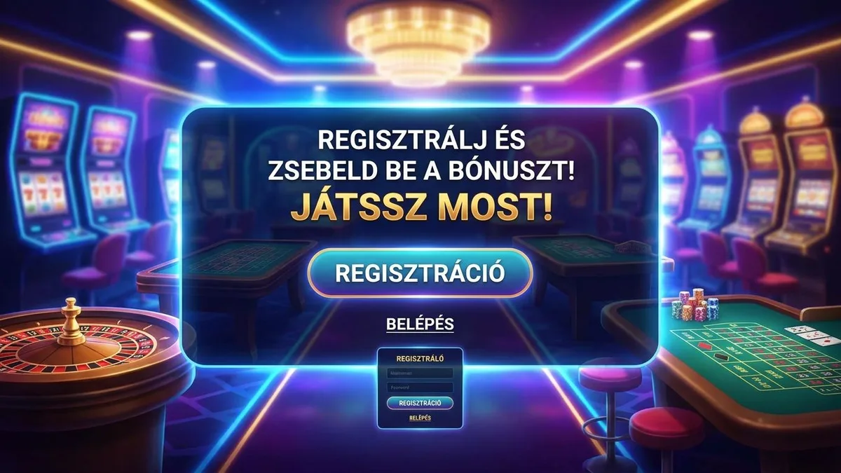 Regisztráció bónusszal